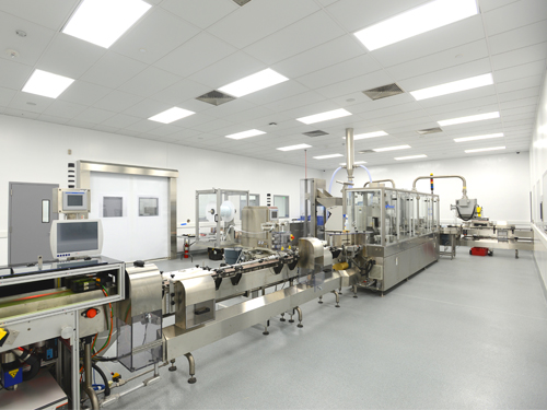 stonshield hri flooring in pharmaceutical processing facility
